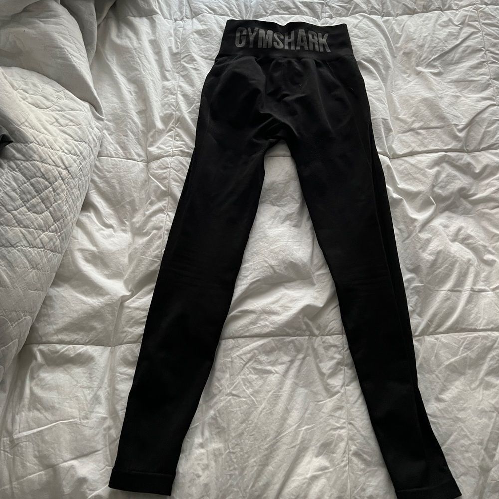 GYMSHARK FLEX HIGH WAISTED LEGGINGS SIZE XS BLACK